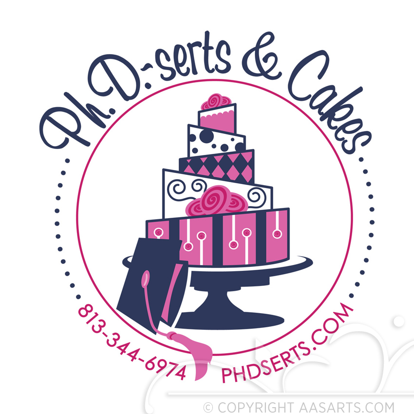 PhD-serts & Cakes Logo | AAS Arts